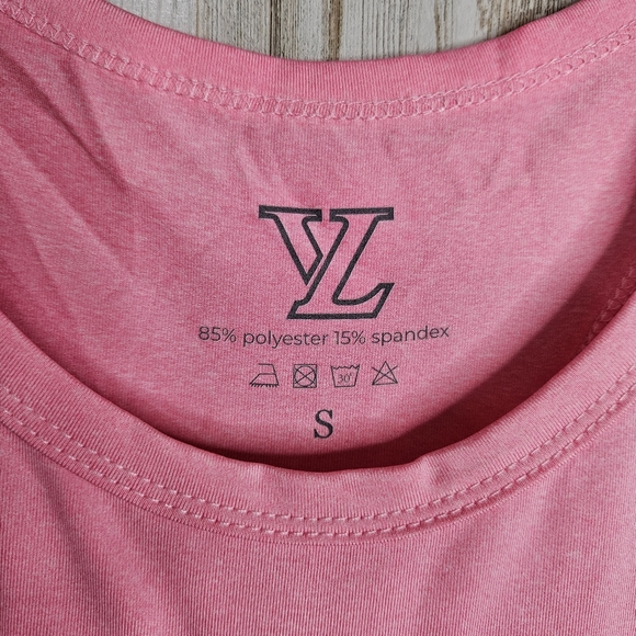 Women's Pink Racer Back Tank Top Athletic Running NWT Ladies  Size Small - Picture 7 of 12